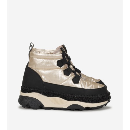 Sneaker Jute Boots Jade Gold