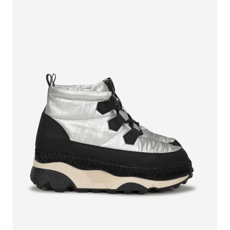 Sneaker Jute Boots Jade Silver